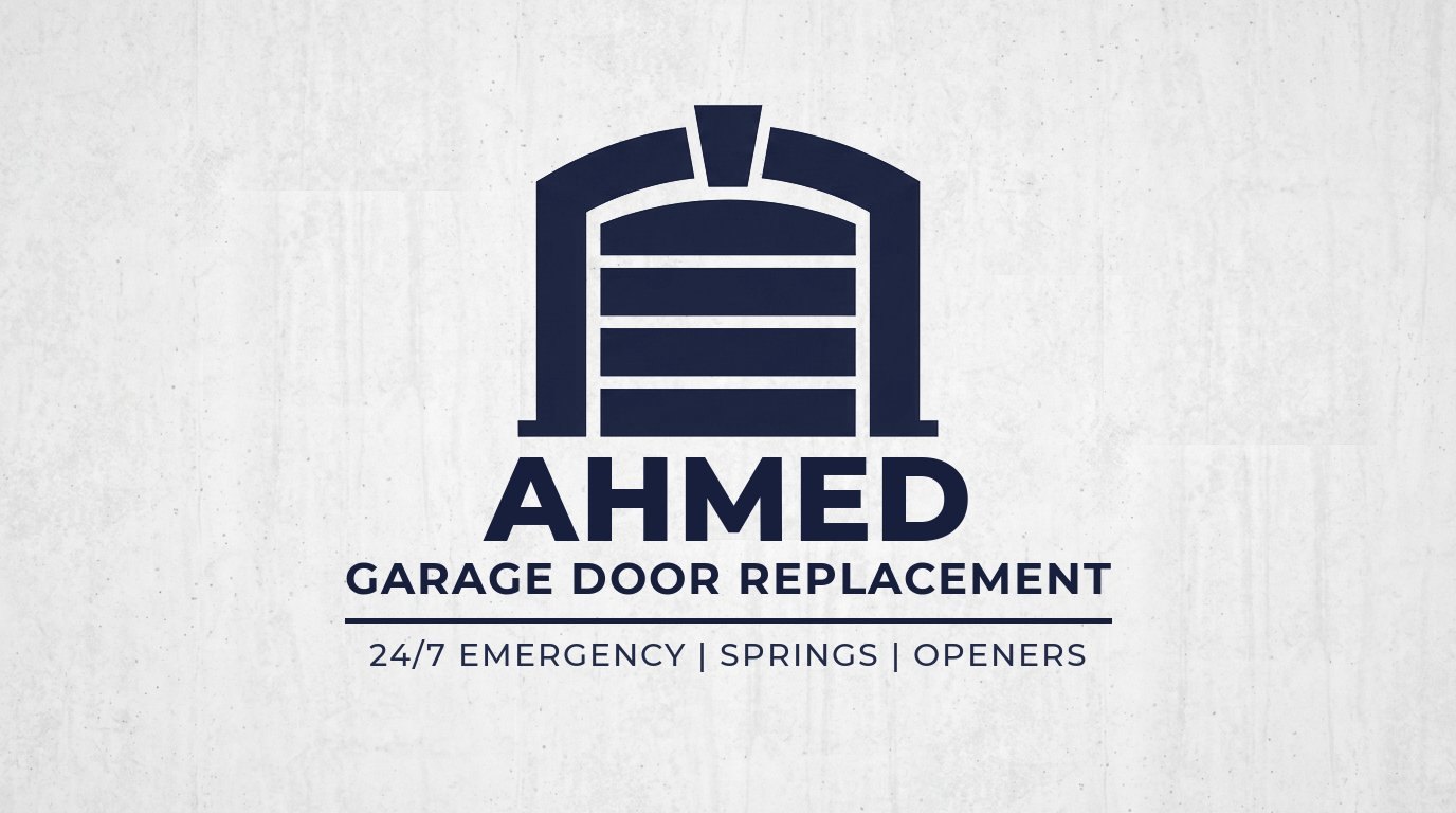 Ahmed Garage Door Replacement Logo